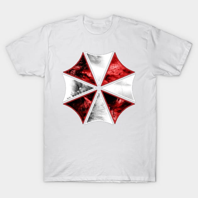 Resident evil umbrella T-Shirt by Andrewstg